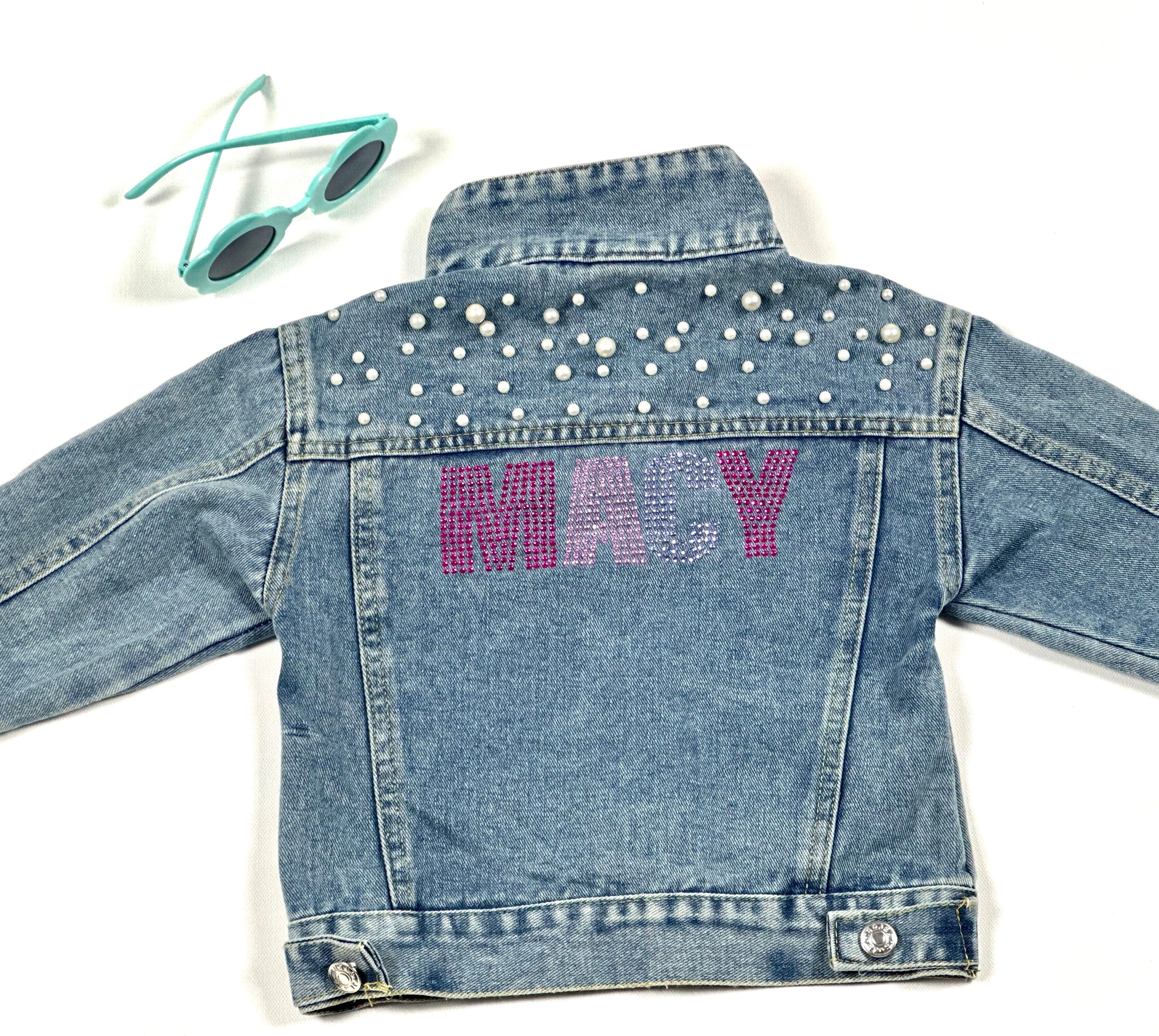 Customized Jean Jacket Twice the Shine